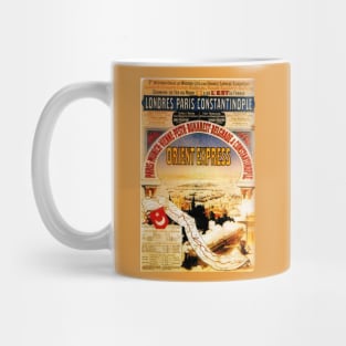 Vintage Travel Poster - Orient Express Mug